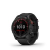 Išmanusis laikrodis Garmin fenix 7 Solar, Pilkos skalūno spalvos, su juodos spalvos silikoniniu dirželiu (Ekspozicinė prekė)
