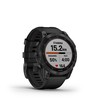 Išmanusis laikrodis Garmin fenix 7 Solar, Pilkos skalūno spalvos, su juodos spalvos silikoniniu dirželiu (Ekspozicinė prekė)
