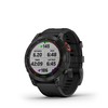 Išmanusis laikrodis Garmin fenix 7 Solar, Pilkos skalūno spalvos, su juodos spalvos silikoniniu dirželiu (Ekspozicinė prekė)