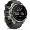 Išmanusis laikrodis Garmin fēnix® 9 Pro inReach® – 47 mm, Titanas su grafito spalvos / juodu silikoniniu dirželiu | 010-04336-21