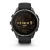 Išmanusis laikrodis Garmin fēnix® 9 Pro inReach® – 47 mm, Pilkos anglies spalvos DLC titanas su juodos / akmenėlių pilkos spalvos silikoniniu dirželiu | 010-04336-11
