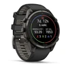 Išmanusis laikrodis Garmin fēnix® 9 Pro inReach® – 47 mm, Pilkos anglies spalvos DLC titanas su juodos / akmenėlių pilkos spalvos silikoniniu dirželiu | 010-04336-11
