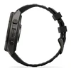 Išmanusis laikrodis Garmin fēnix® 9 Pro inReach® – 47 mm, Pilkos anglies spalvos DLC titanas su juodos / akmenėlių pilkos spalvos silikoniniu dirželiu | 010-04336-11