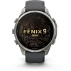 Išmanusis laikrodis Garmin fēnix® 9 Pro inReach® – 47 mm, Titanas su grafito spalvos / juodu silikoniniu dirželiu | 010-04336-21