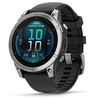 Išmanusis laikrodis Garmin Fenix E,47mm,  Nerūdijančio plieno korpusa su juodos spalvos silikoniniu dirželiu