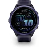 Išmanusis laikrodis Garmin  Forerunner® 570 - 47mm, Indigo spalvos aliuminis su permatomu imperinės rožinės / indigo spalvos dirželiu