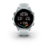 Išmanusis laikrodis Garmin Forerunner® 570 - 42mm Melsvos spalvos aliuminis su permatomu baltojo akmens / melsvos spalvos dirželiu