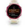 Išmanusis laikrodis Garmin Forerunner® 570 - 42mm Rožinės spalvos aliuminis su permatomu kreminės / mango spalvos dirželiu