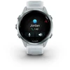 Išmanusis laikrodis Garmin Forerunner® 570 - 47mm, Ryškiai geltonos spalvos aliuminis su permatomu baltojo akmens / turkio spalvos dirželiu
