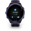 Išmanusis laikrodis Garmin  Forerunner® 570 - 47mm, Indigo spalvos aliuminis su permatomu imperinės rožinės / indigo spalvos dirželiu
