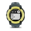 Išmanusis laikrodis Garmin Instinct E – 40 mm, Su laimo/tamsiai pilkos spalvos dirželiu