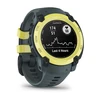Išmanusis laikrodis Garmin Instinct E – 40 mm, Su laimo/tamsiai pilkos spalvos dirželiu