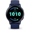 Išmanusis laikrodis Garmin vívoactive® 5 Mėlynos metalo spalvos aliuminio apvadas su mėlynu korpusu ir silikoniniu dirželiu