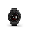 Išmanusis laikrodis Garmin Epix Pro (Gen 2) , Pilkos spalvos nerūdijančio plieno korpusas (51 mm), Juodos spalvos silikoninis dirželis