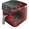 Karšto oro gruzdintuvė Ninja Air Fryer Pro 4.7L, spalva: tamsiai raudona