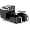 Karšto oro gruzdintuvė Ninja Dual Zone XL DZ901EU, pilka sp., 2470 W, 9.5 l