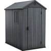 Keter sodo namelis sandėliukas DARWIN 4x6 Pilkas 125,8 x 184,5 x 205 cm