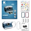 KIDYWOLF momentinis fotoaparatas K-PRINT, mėlynos spalvos