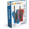 KIDYWOLF Racijų komplektas vaikams ir suaugusiems KIDYTALK, iki 6 km | mėlynos/raudonos spalvos