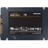 Kietasis diskas  SSD SAMSUNG 870 QVO/1TB/Rašymo greitis 530 MBytes/sec/Skaitymo greitis 560 MBytes/sec/2,5"/TBW 360 TB/MTBF 1500000 hours/MZ-77Q1T0BW