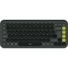 Belaidė klaviatūra Logitech POP Icon Keys, JAV anglų k., Bluetooth, Grafito ir žalios spalvos (920-013071)