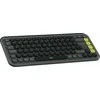 Belaidė klaviatūra Logitech POP Icon Keys, JAV anglų k., Bluetooth, Grafito ir žalios spalvos (920-013071)