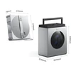Langų valymo robotas Ecovacs WINBOT W3 OMNI, Baltas/sidabrinis