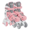 Mokomieji riedučiai Globber Learning Skates 2in1, S/M 30-33, 5+ m., rožiniai