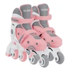 Mokomieji riedučiai Globber Learning Skates 2in1, S/M 30-33, 5+ m., rožiniai