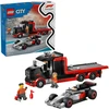 LEGO® F1® parodomasis sunkvežimis su „Audi“ F1® bolidu