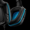 Logitech G432 7.1 Surround Sound ausinės su laidu žaidimams, Juodos