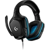 Logitech G432 7.1 Surround Sound ausinės su laidu žaidimams, Juodos