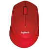 Belaidė pelė Logitech M330 Silent Plus, raudona