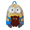 Loungefly Minions Iridescent Bob Cosplay mini kuprinė, 25,4 cm, geltona / mėlyna
