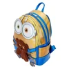 Loungefly Minions Iridescent Bob Cosplay mini kuprinė, 25,4 cm, geltona / mėlyna