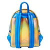 Loungefly Minions Iridescent Bob Cosplay mini kuprinė, 25,4 cm, geltona / mėlyna