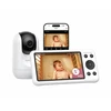 Mobili auklė „Momcozy BM04 Smart“, su 5″ monitoriumi ir „Wi-Fi“, balta