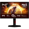 Monitorius AOC 25G4KUR – 25 colių | Fast IPS | FHD | 16:9 | 420 Hz | 1 ms | 1920 x 1080 pikselių | juodos spalvos