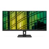 Monitorius AOC U34E2M – 34 colių | VA | WQHD | 21:9 | 100 Hz | 3440 x 1440 pikselių | juodos spalvos