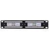 Netrack 10″ 12 jungčių Cat 6 UTP sujungimo skydelis (104-16)