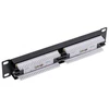 Netrack 10″ 12 jungčių Cat 6 UTP sujungimo skydelis (104-16)