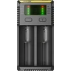Nitecore NEW i2 išmanusis dviejų lizdų baterijų įkroviklis, 1000 mA