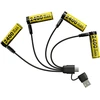 Nitecore NH2400 2400mAh USB-C įkraunamos AA baterijos, 2 vnt.
