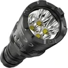 Nitecore P20iX Taktinis žibintuvėlis, 4000 lm, iki 221 m, 5000 mAh, USB-C, IP68