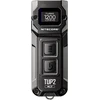 Nitecore TUP2 Žibintuvėlis-raktų pakabukas, 1200 lm, 125 m, OLED ekranas, 1300 mAh, USB-C, IP54, juodos spalvos