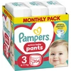 Pampers Pants sauskelnės-kelnaitės, 3 Dydis, 204 vnt., 6–11 kg