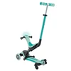Paspirtukas GLOBBER Go Up Deluxe Lights, metų-pistacijų spalvos