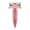 Paspirtukas Globber Junior Foldable Lights, rožinis