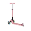 Paspirtukas Globber Junior Foldable Lights, rožinis