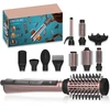 Plaukų formavimo šukos Cecotec CeramicCare 10in1 AirBrush, 1200 W, su jonizacija, juodos/rožinės spalvos